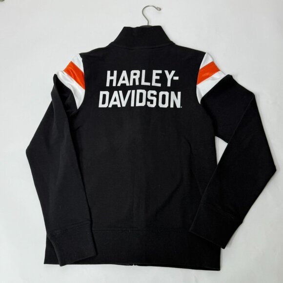 NWT Harley Davidson Women's Full Zip Graphic Track Jacket‎ Medium - Picture 2 of 7